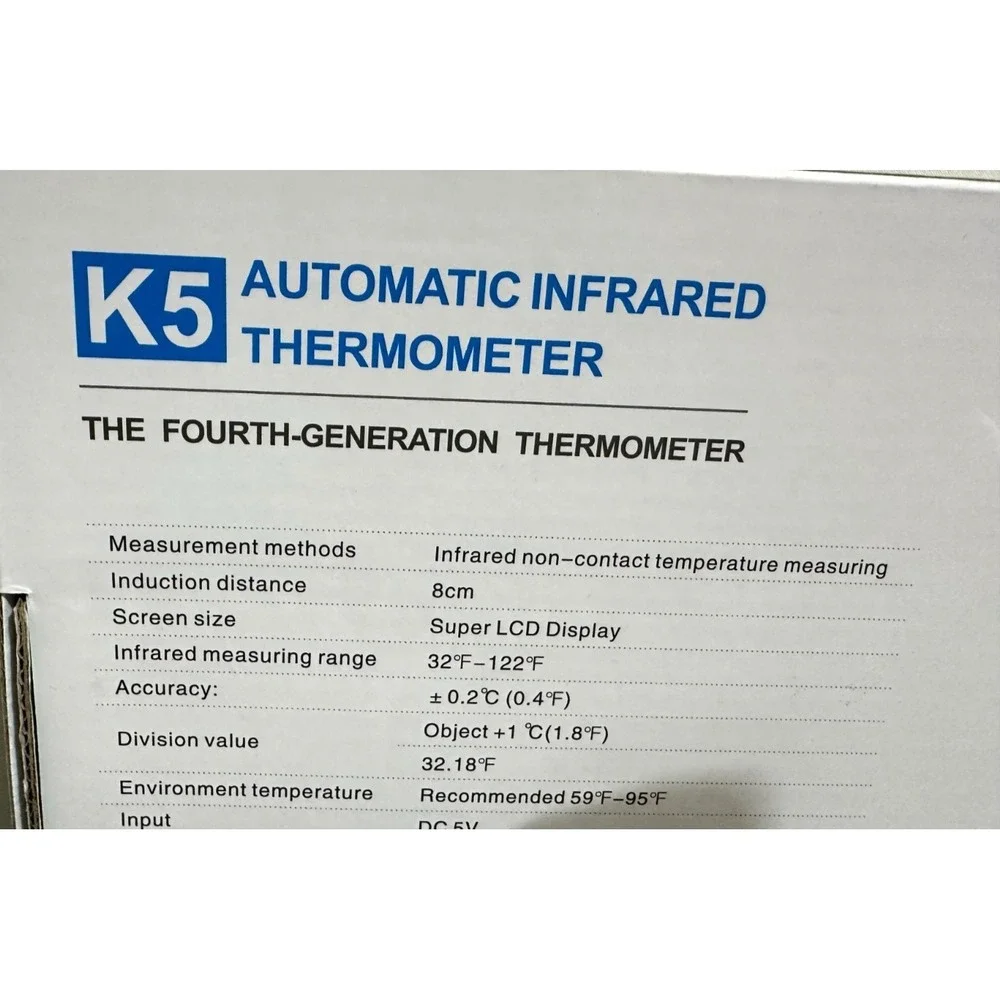 EnhanceCare 5 Automatic Infrared Thermometer Fourth-Generation